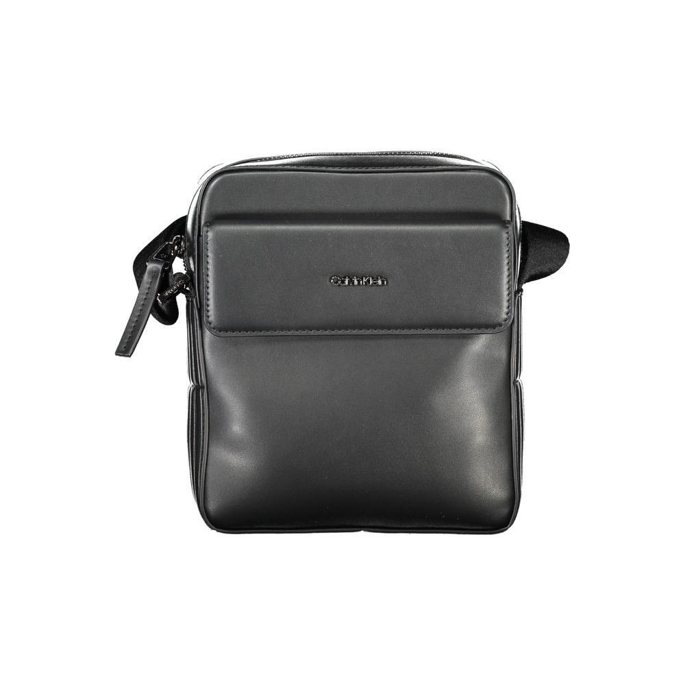 Calvin Klein Black Polyester Men Shoulder Bag CA-33640