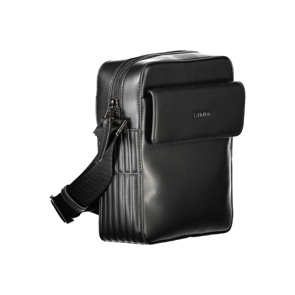 Calvin Klein Black Polyester Men Shoulder Bag CA-33640