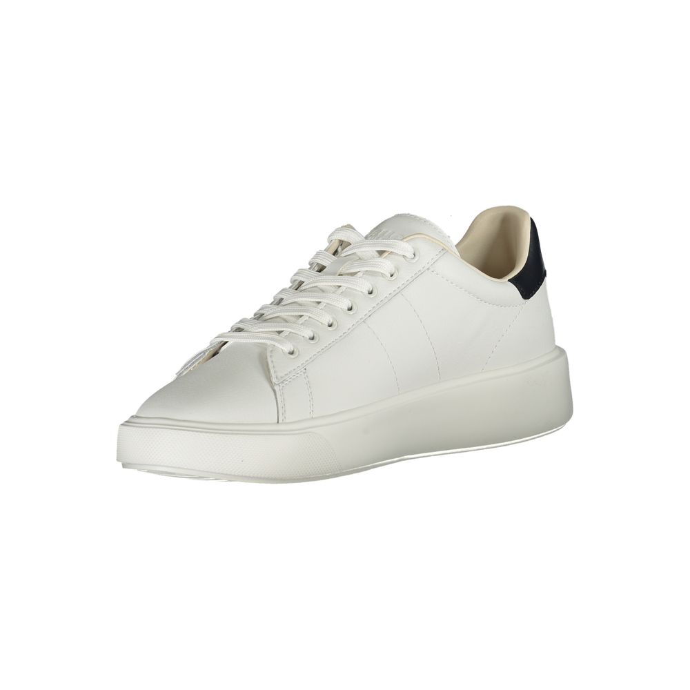 Blauer White Polyester Sneaker