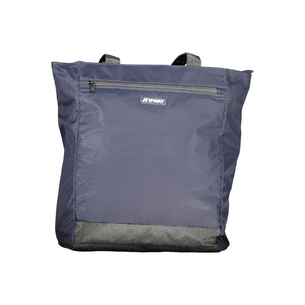K-WAY Blue Polyester Handbag KW-30371
