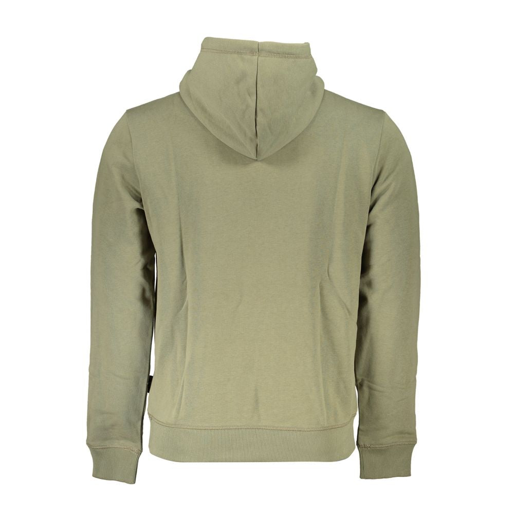 Napapijri Green Cotton Men Sweater NA-25271-XS
