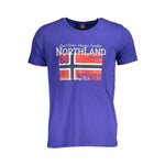 Norway 1963 Blue Cotton Men T-Shirt NO-37418-L