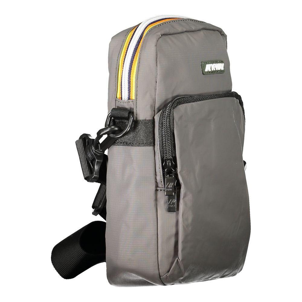 K-WAY Green Polyamide Men Shoulder Bag KW-34787