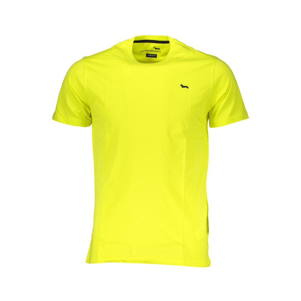 Harmont & Blaine Harmont & Blaine Yellow Cotton T-Shirt HA-23559-XL 1728,67403481248,Clothing,Harmont & Blaine,Men,Men - Clothing,New with tags,T-Shirts - Men - Clothing,XL,Yellow
