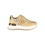 Laura Biagiotti Beige Polyester Women Sneaker LA-36502-EU38/US8