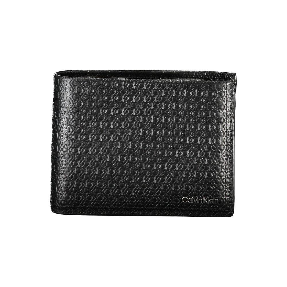 Calvin Klein Sleek Black Leather Bifold Wallet with RFID Block CA-27487