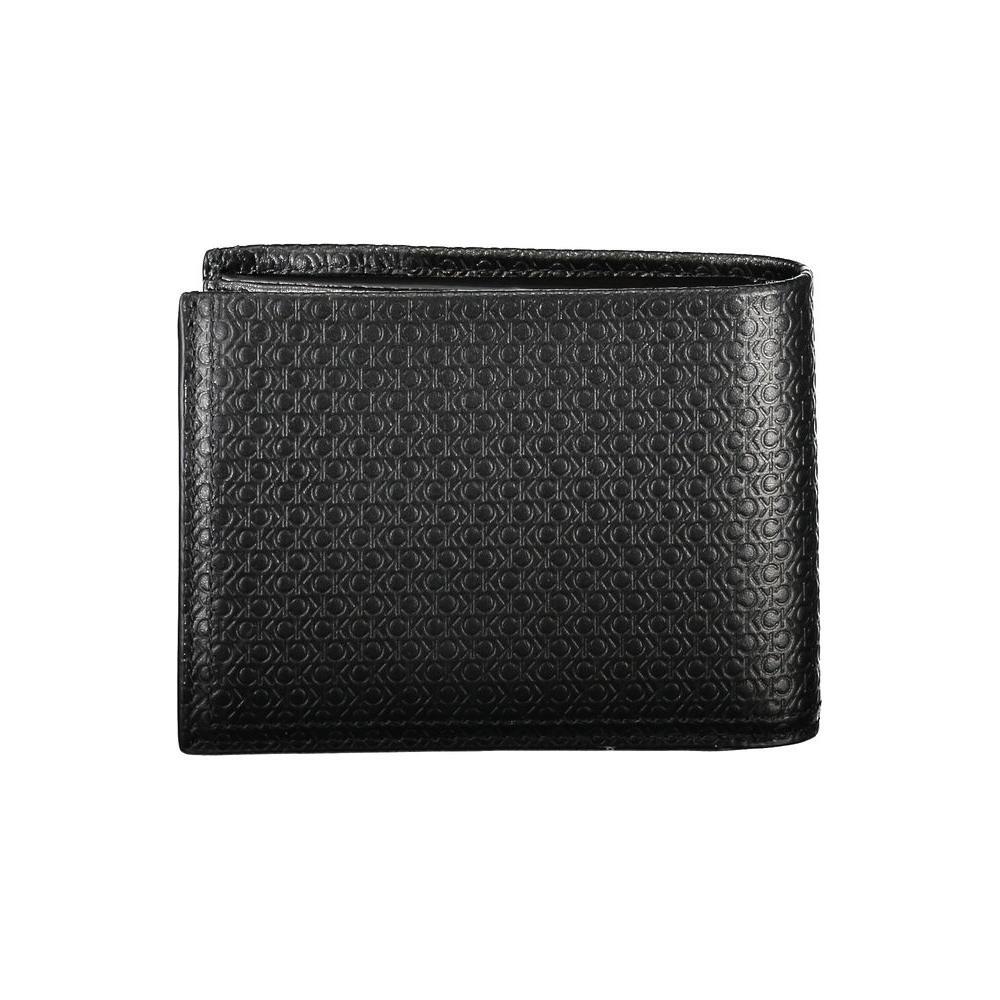 Calvin Klein Sleek Black Leather Bifold Wallet with RFID Block CA-27487