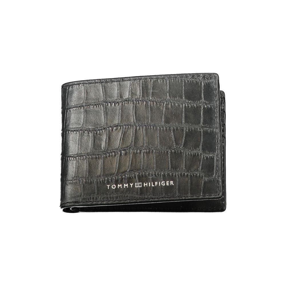 Tommy Hilfiger Black Leather Wallet TO-30741