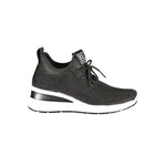 Laura Biagiotti Black Polyester Women Sneaker LA-36486-EU37/US7