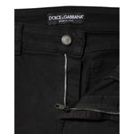 Dolce & Gabbana Black Cotton Mid Waist Denim Jeans PAN76522-42