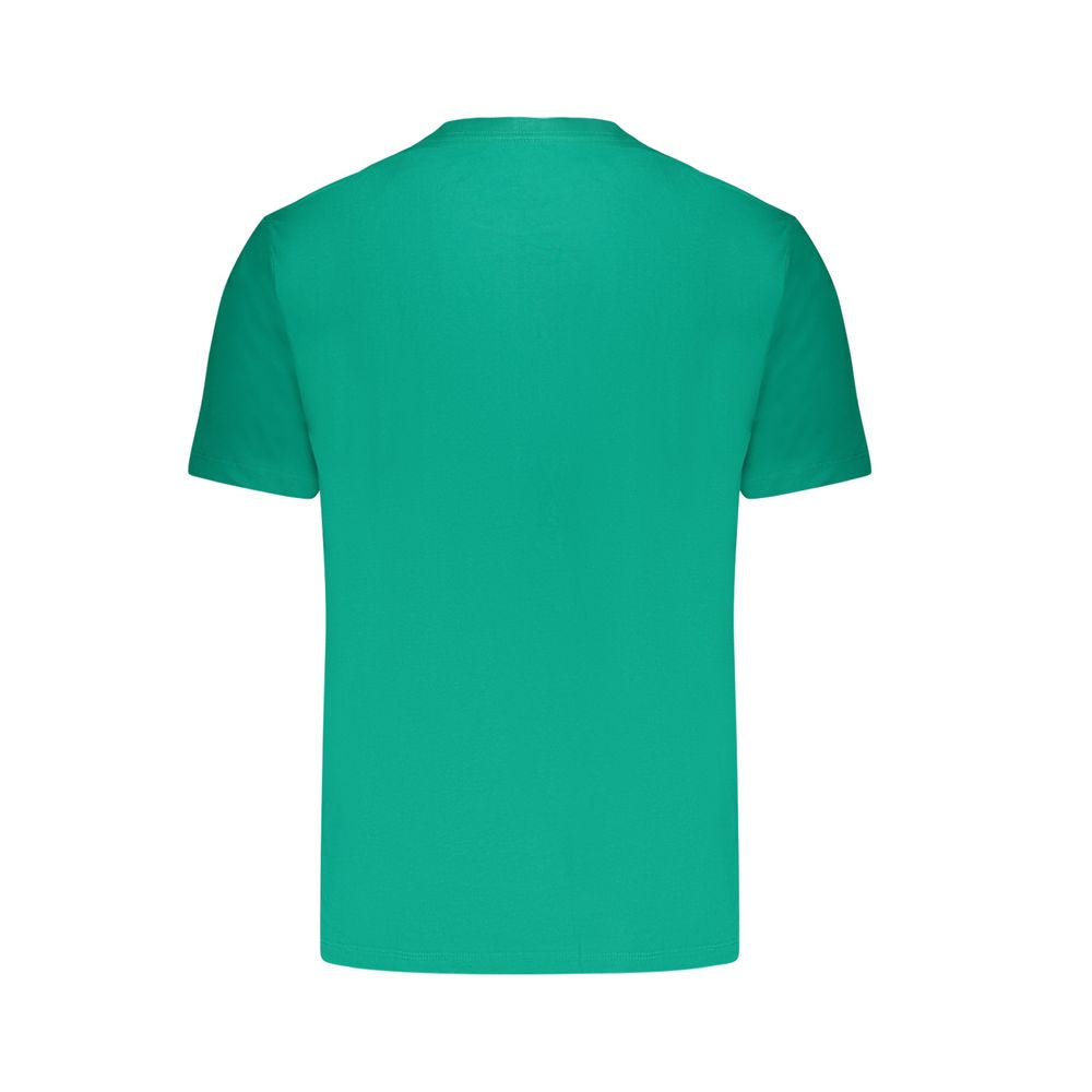 Pepe Jeans Green Cotton T-Shirt, short sleeve, regular fit, crew neck, logo print, 100% sustainable cotton