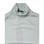 Dolce & Gabbana Light Green Silk Turtleneck 3/4 Sleeves Top TSH906754-38
