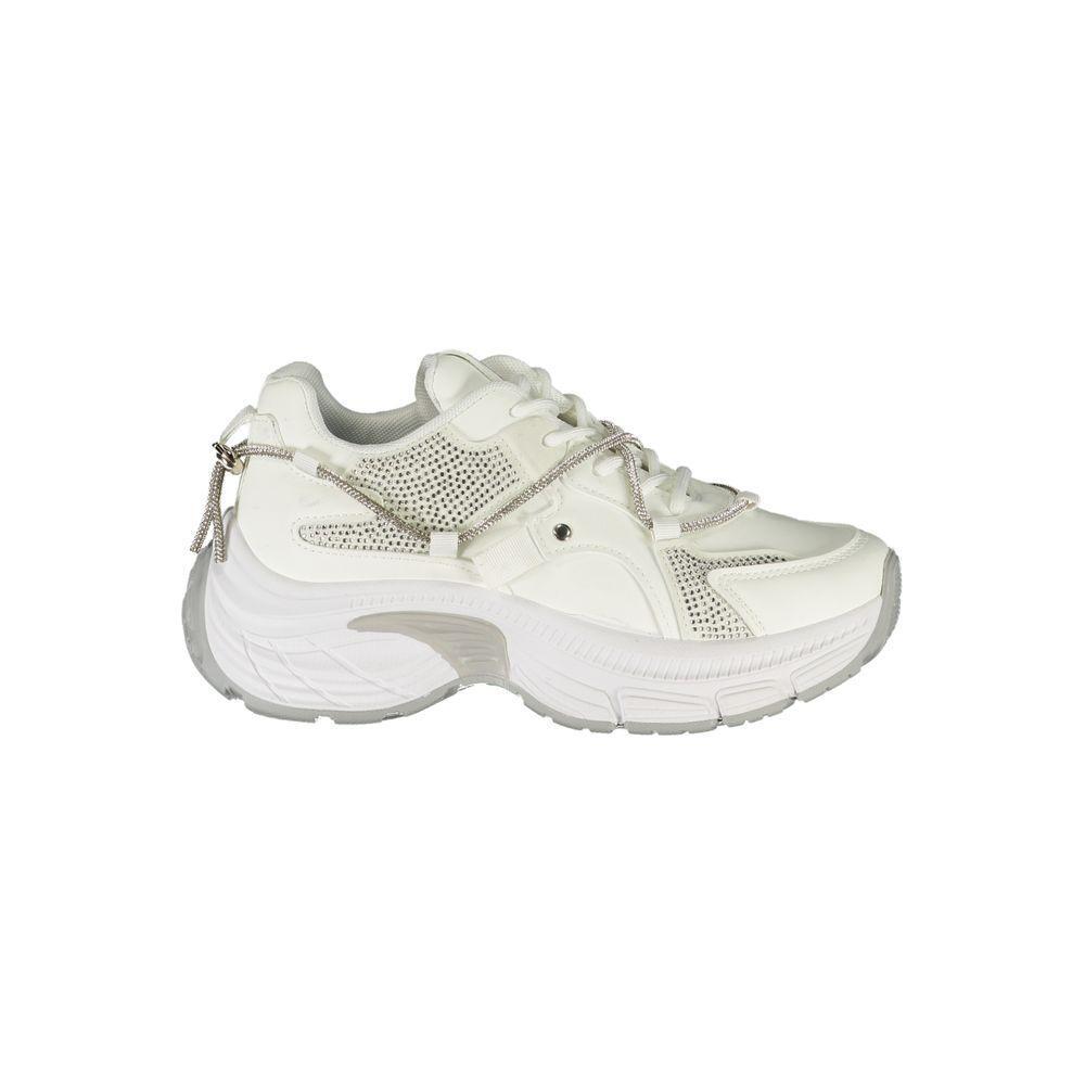 Laura Biagiotti White Polyester Women Sneaker LA-36488-EU38/US8