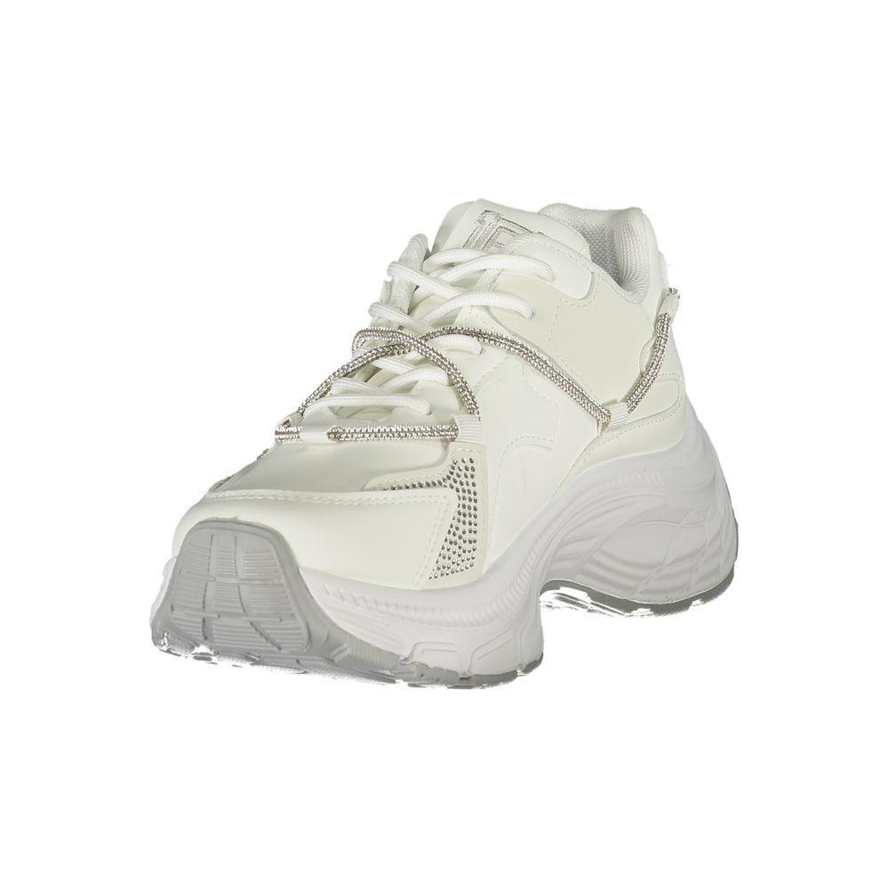 Laura Biagiotti White Polyester Women Sneaker LA-36488-EU38/US8