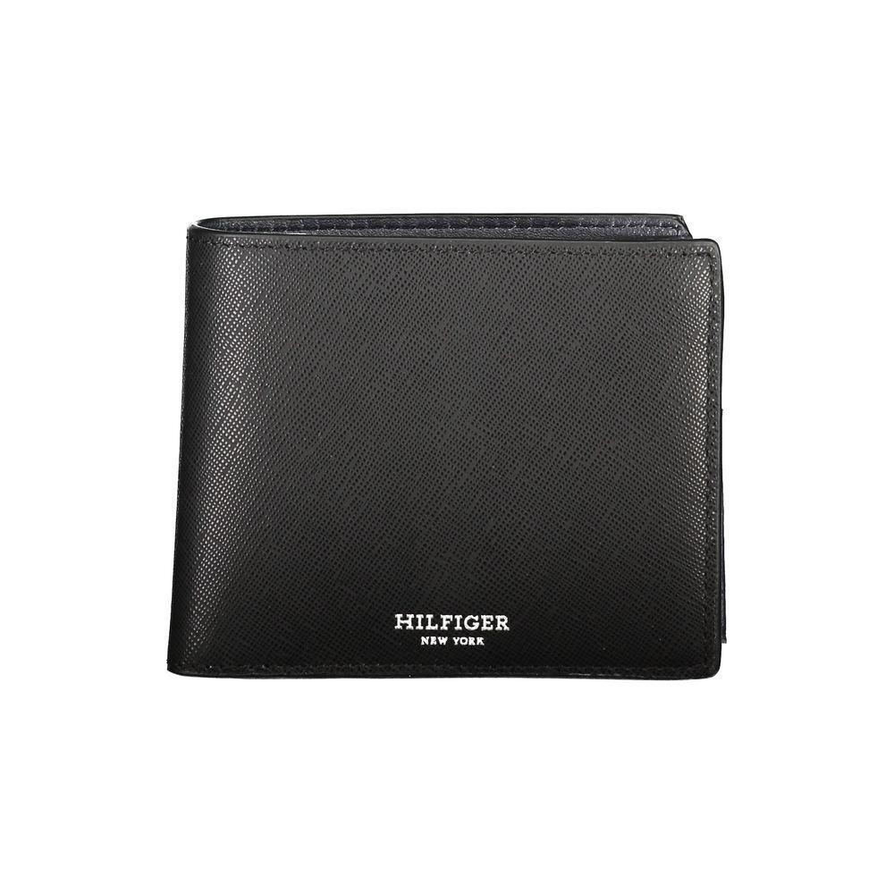 Tommy Hilfiger Black Leather Wallet TO-30738