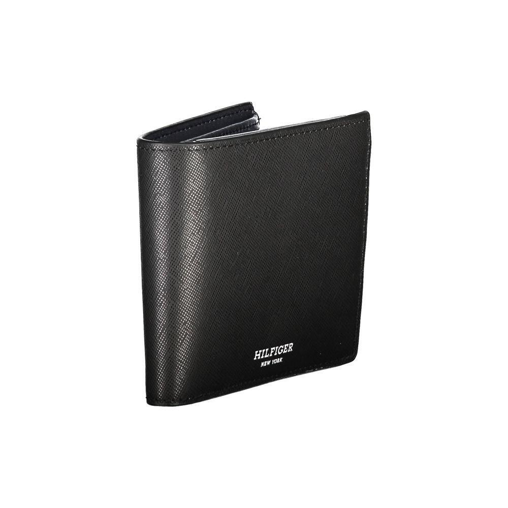 Tommy Hilfiger Black Leather Wallet TO-30738