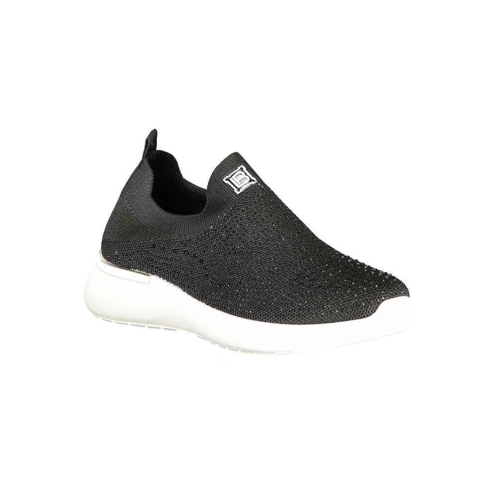 Laura Biagiotti Black Polyester Women Sneaker LA-36496-EU40/US10