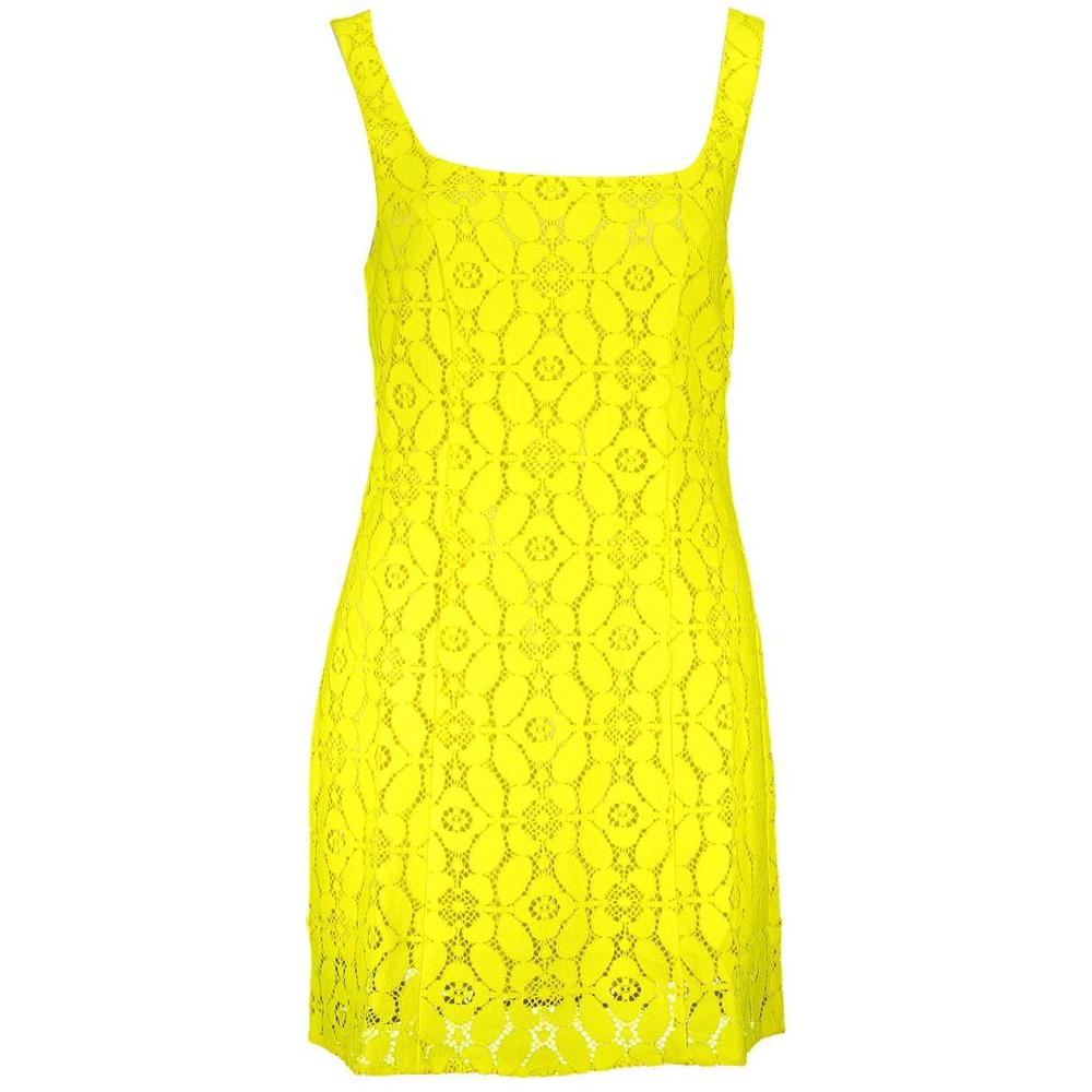 Desigual Desigual Yellow Polyester Women Sleeveless Dress DE-18729-M 1728,67403481248,Clothing,Desigual,Dresses - Women - Clothing,L,M,New with tags,Women,Women - Clothing,XL,Yellow