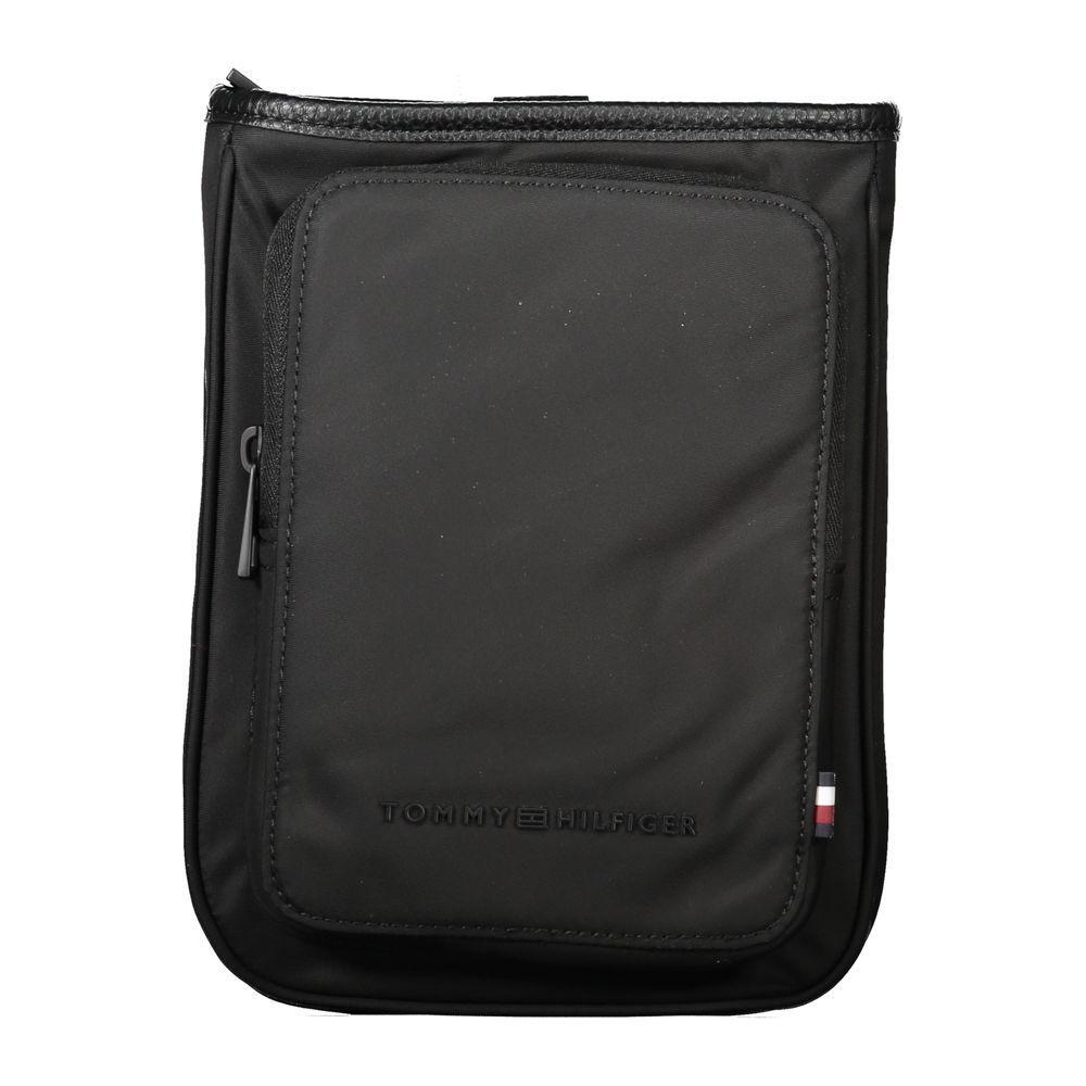 Tommy Hilfiger Black Polyester Men Shoulder Bag TO-33658