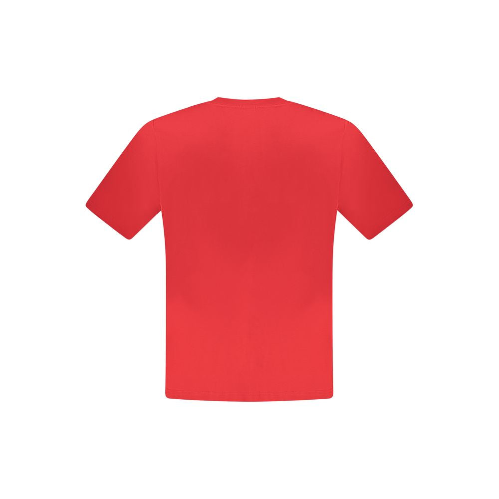 North Sails Red Cotton Men T-Shirt NO-33739-S