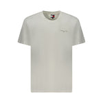 Tommy Hilfiger White Cotton Men T-Shirt TO-35385-XXL