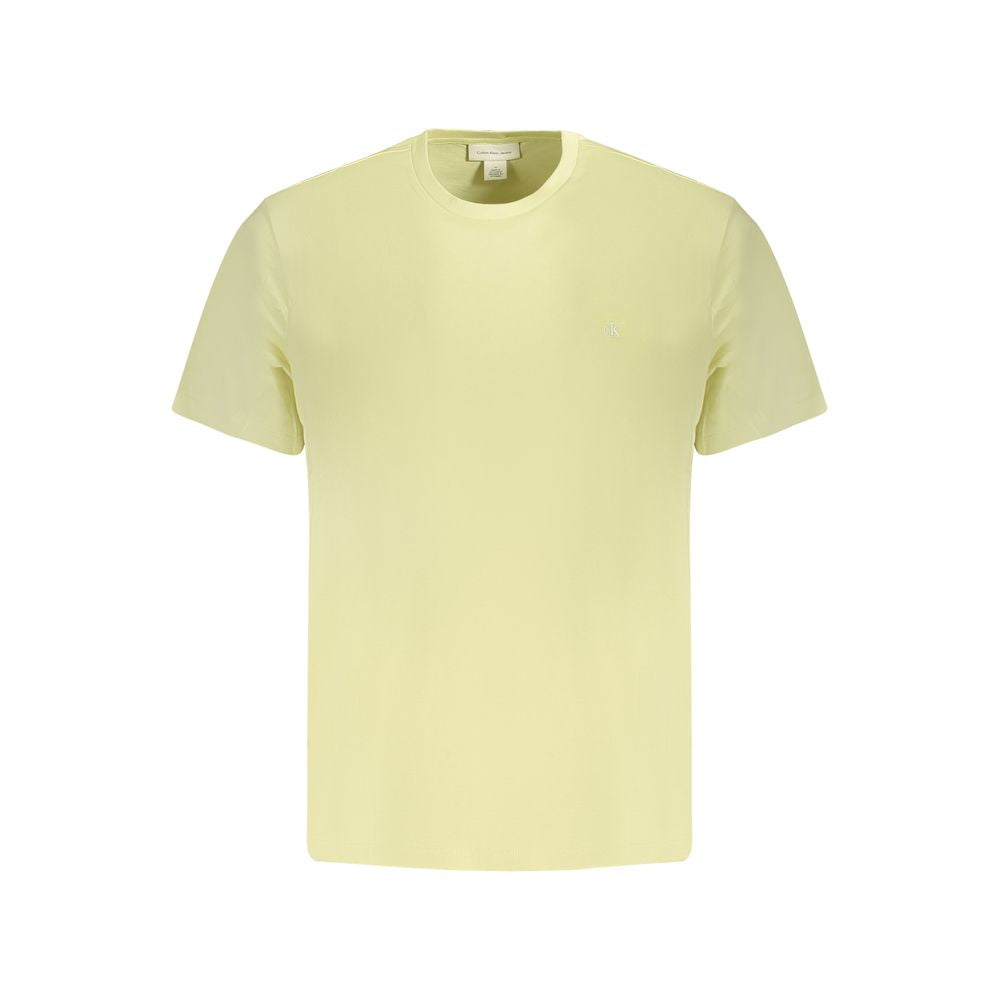 Calvin Klein Calvin Klein Yellow Cotton T-Shirt CA-35625-L 1728,67403481248,Calvin Klein,Clothing,L,M,Men,Men - Clothing,New with tags,S,T-Shirts - Men - Clothing,XL,Yellow