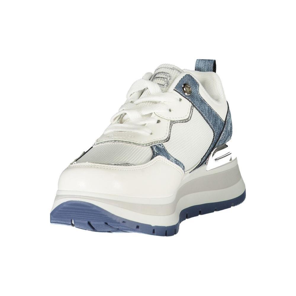 Laura Biagiotti White Polyester Women Sneaker LA-36474-EU38/US8