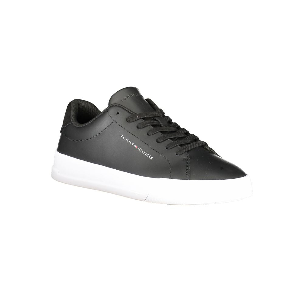 Tommy Hilfiger Tommy Hilfiger Black Leather Men Sneaker TO-36764-EU40/US7 1728,67403481248,Black,EU40/US7,EU45/US12,EU46,Men,Men - Shoes,New with tags,Shoes,Sneakers - Men - Shoes,Tommy Hilfiger