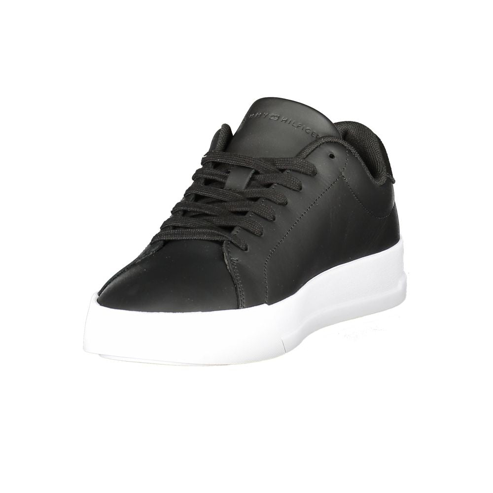 Tommy Hilfiger Tommy Hilfiger Black Leather Men Sneaker TO-36764-EU40/US7 1728,67403481248,Black,EU40/US7,EU45/US12,EU46,Men,Men - Shoes,New with tags,Shoes,Sneakers - Men - Shoes,Tommy Hilfiger