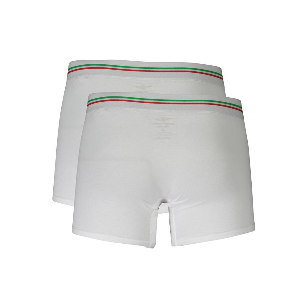 Aeronautica Militare Aeronautica Militare White Cotton Men Boxer AE-37960-M 1728,67403481248,Aeronautica Militare,Clothing,L,M,Men,Men - Clothing,New with tags,Underwear - Men - Clothing,White,XL,XXL