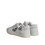 Dolce & Gabbana White London Calf Leather Men Sneakers Shoes MV7335-39