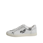 Dolce & Gabbana White London Calf Leather Men Sneakers Shoes MV7335-39