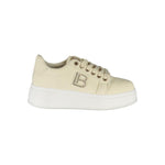 Laura Biagiotti Beige Polyester Women Sneaker LA-36485-EU37/US7