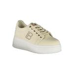 Laura Biagiotti Beige Polyester Women Sneaker LA-36485-EU37/US7