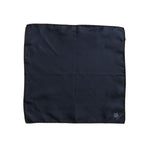 Dolce & Gabbana Blue DG Crown Silk Square Men Foulard Scarf MS7284