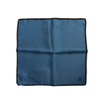 Dolce & Gabbana Blue DG Crown Silk Square Men Foulard Scarf MS7286