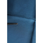Dolce & Gabbana Blue DG Crown Silk Square Men Foulard Scarf MS7286