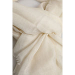 Dolce & Gabbana White Cashmere Neck Warmer Wrap Shawl Scarf MS7388