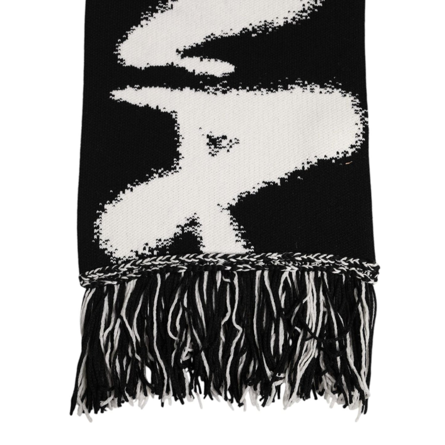 Dolce & Gabbana Black Logo Neck Warmer Wrap Men Shawl Scarf MS7450