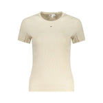Tommy Hilfiger Beige Cotton Tops & T-Shirt