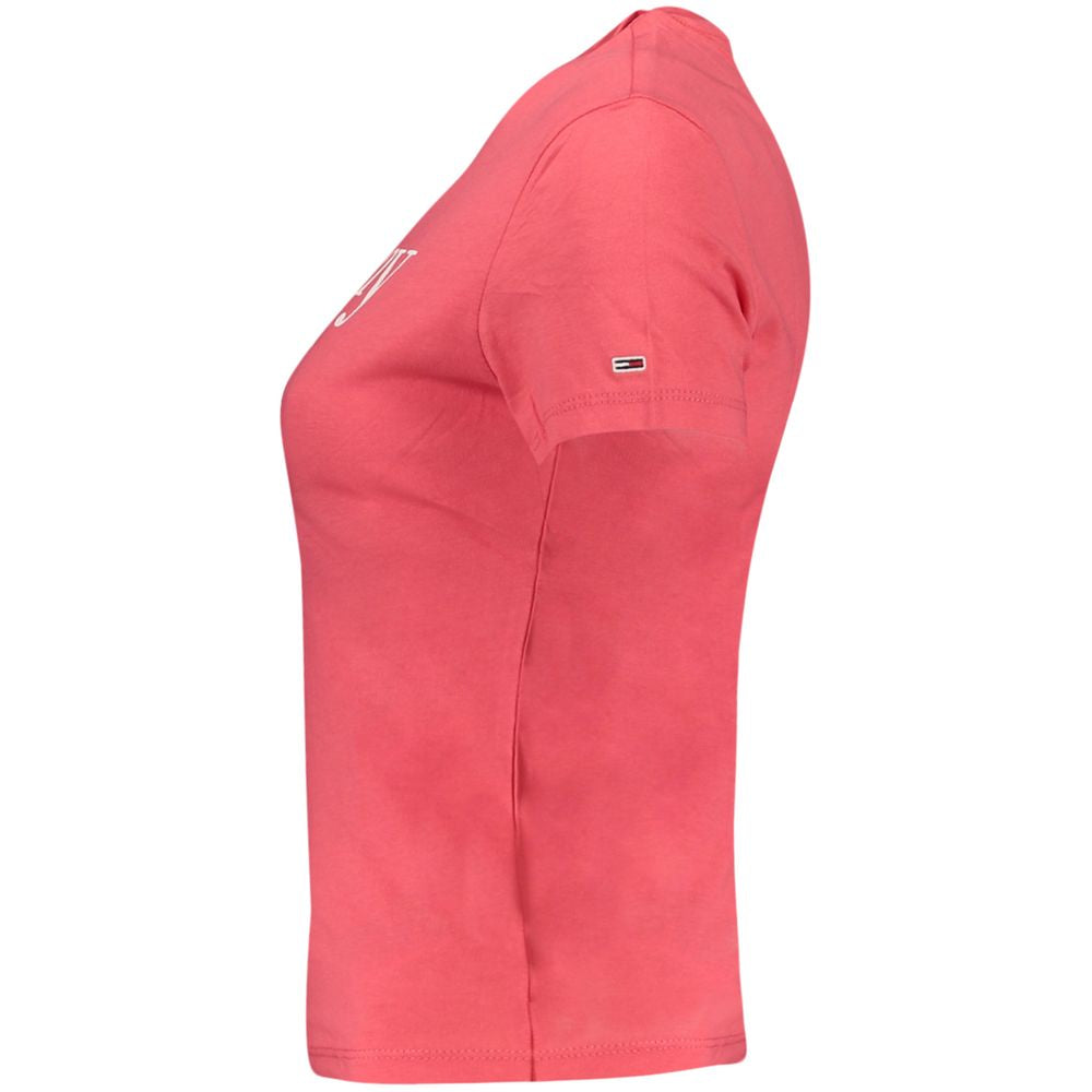 Tommy Hilfiger Pink Cotton Tops & T-Shirt TO-38447-L