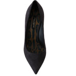 Dolce & Gabbana Dolce & Gabbana Elegant Gray Suede Stiletto Pumps LA5980-40.5 1728,67345645728,Dolce & Gabbana,EU40.5/US10,Gray,Material: 100% Suede leather,New with tags,Pumps - Women - Shoes,Shoes,Women,Women - Shoes