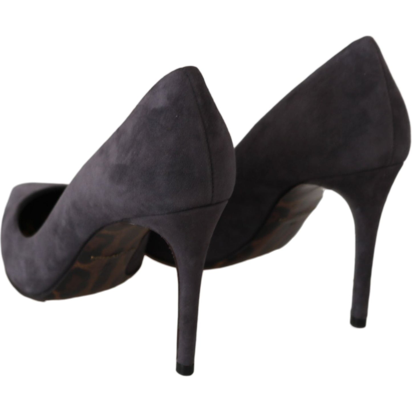 Dolce & Gabbana Dolce & Gabbana Elegant Gray Suede Stiletto Pumps LA5980-40.5 1728,67345645728,Dolce & Gabbana,EU40.5/US10,Gray,Material: 100% Suede leather,New with tags,Pumps - Women - Shoes,Shoes,Women,Women - Shoes