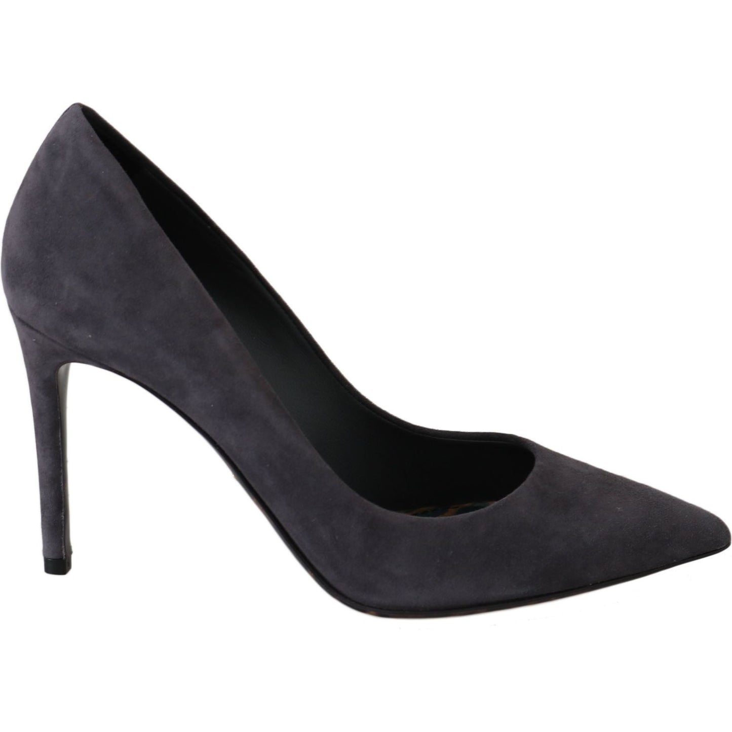 Dolce & Gabbana Dolce & Gabbana Elegant Gray Suede Stiletto Pumps LA5980-40.5 1728,67345645728,Dolce & Gabbana,EU40.5/US10,Gray,Material: 100% Suede leather,New with tags,Pumps - Women - Shoes,Shoes,Women,Women - Shoes