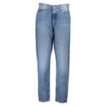 Calvin Klein Blue Cotton Jeans & Pant