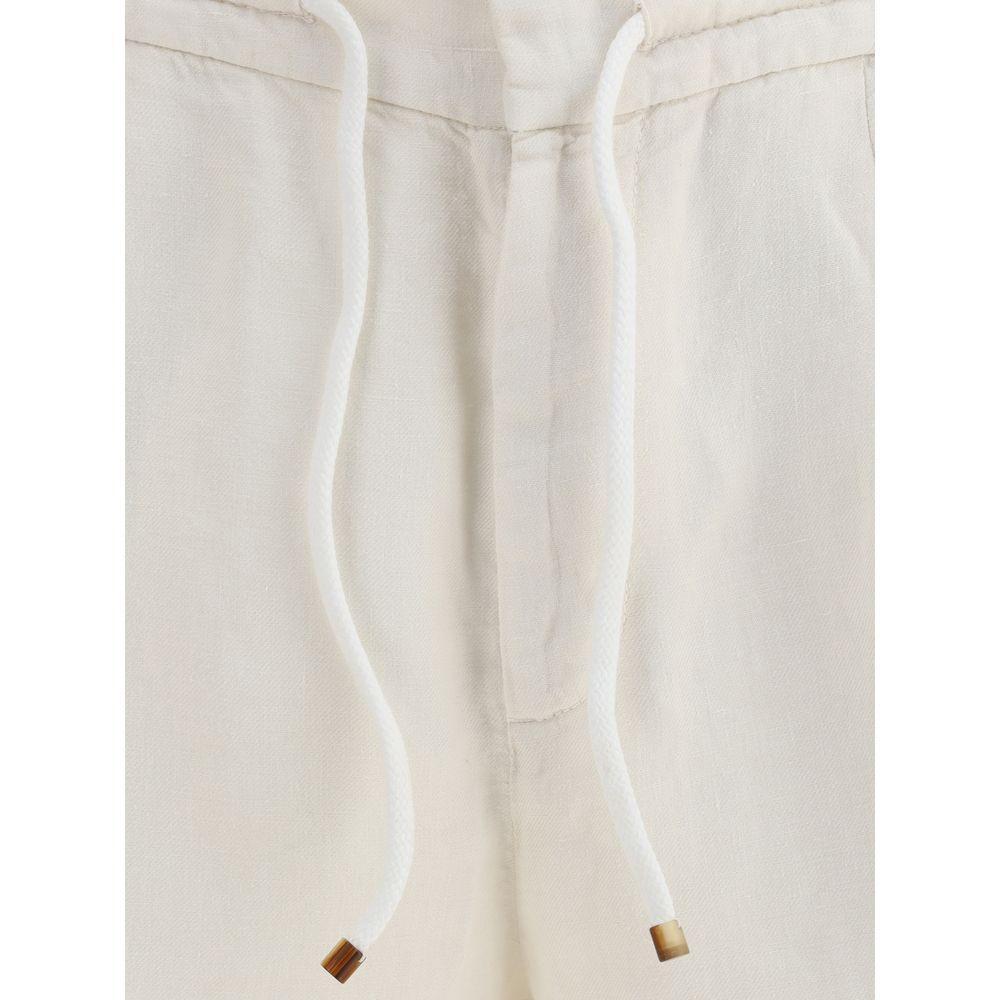 Brunello Cucinelli Linen Dyed Shorts BR-M243DU0020C6007-IT56 | 3XL