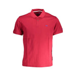 Harmont & Blaine Red Cotton Polo Shirt HA-20117-L