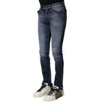 Dolce & Gabbana Blue Washed Cotton Slim Fit Men Denim Jeans PAN74884-44