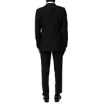 Dolce & Gabbana Black Wool 3 Piece Single Breasted Suit KOS1894-46