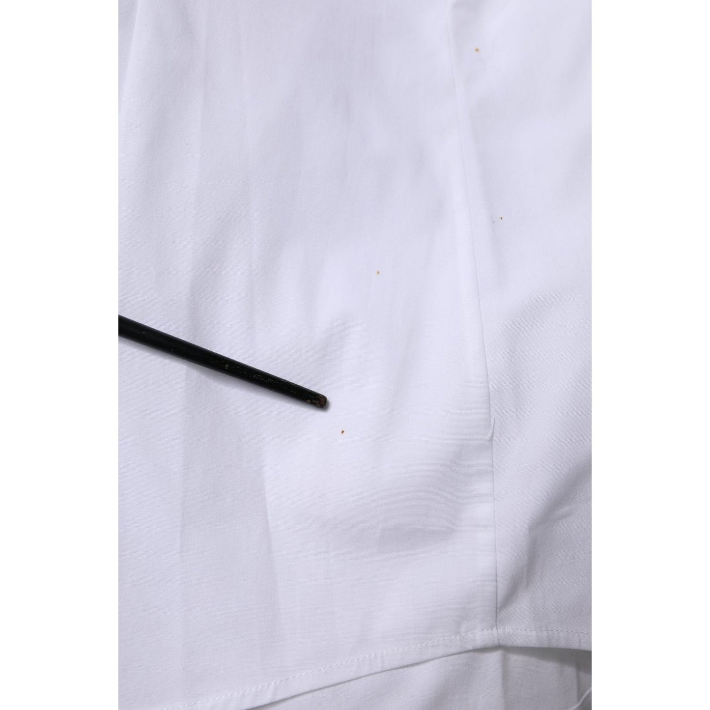 Dolce & Gabbana White Cotton Collared Long Sleeves Shirt Top TSH906911-42
